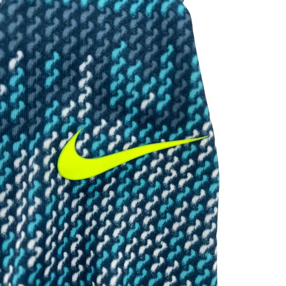 Nike Pro Drifit Geo Pattern Pull On Leggings Womens Size Medium - Picture 3 of 6